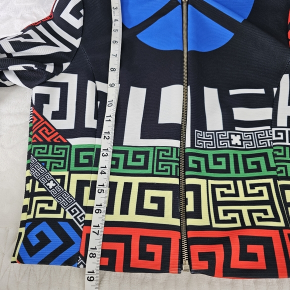 SHEIN Cropped Colorful Lined Jacket - Picture 4 of 15